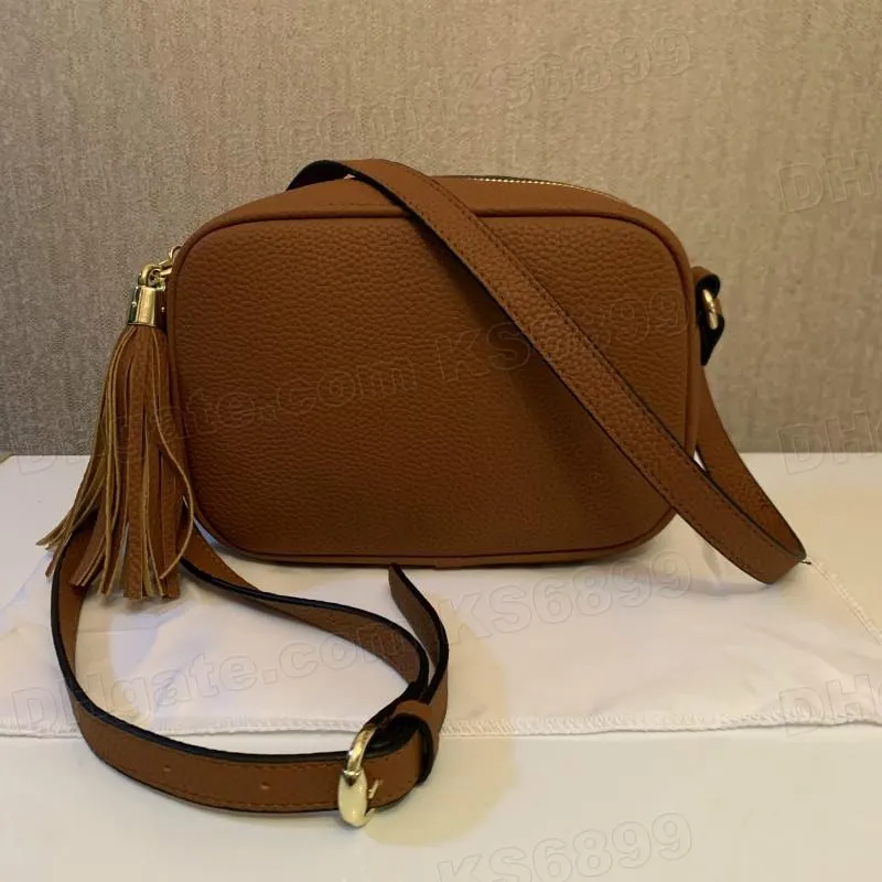 Handväskor av högsta kvalitet axelväska plånbok handväska kvinnor handväskor crossbody sooho väska disko fransad messenger handväska 22 cm