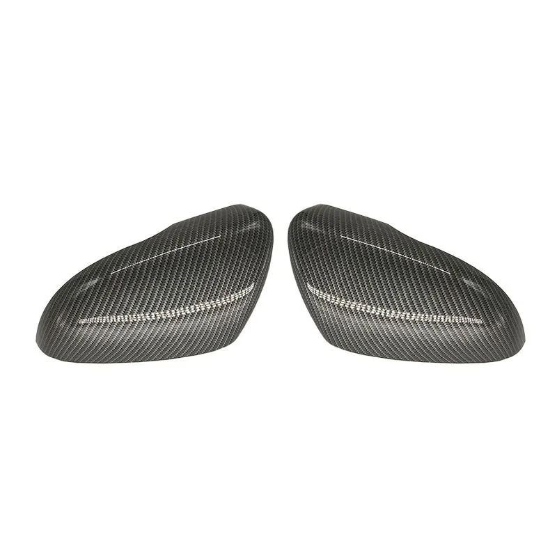 1 페어 ABS Rearview Mirror Cover 자동차 거울 V-W Golf6 MK6 2009-2012 Carbon Look 액세서리 사이드 커버 골프