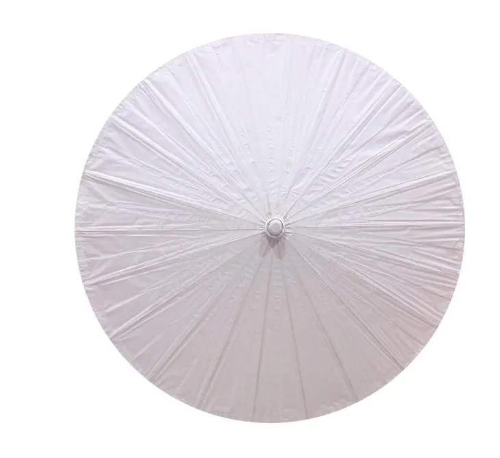 Nouveaux Parasols de mariage de mariée parapluies en papier blanc Mini parapluie artisanal chinois diamètre 20/30/40/60 cm parapluies de mariage DHL