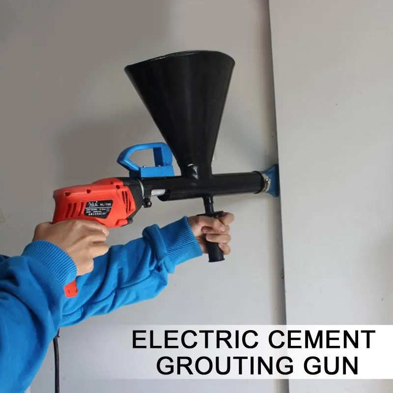 Professionele Spray Guns Mini Elektrische Automatische Concrete Cement Mortier Breeuwen Pistool Grouting Machine Injectie Pomp