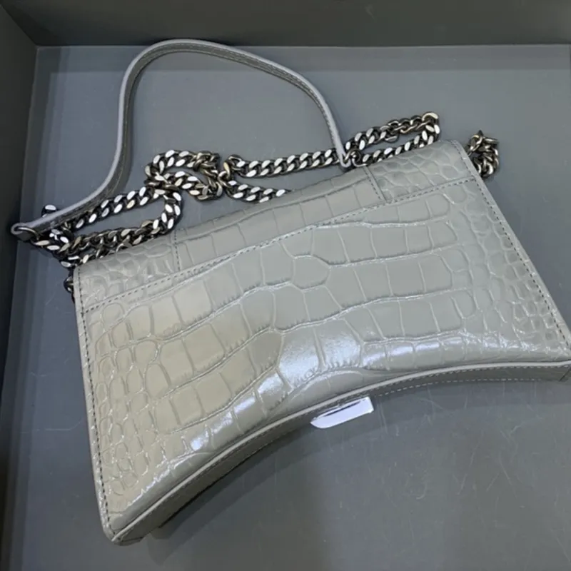 Womens Crocodile Leather Shoulder Bag, 2022 Newest Fashion Design ...