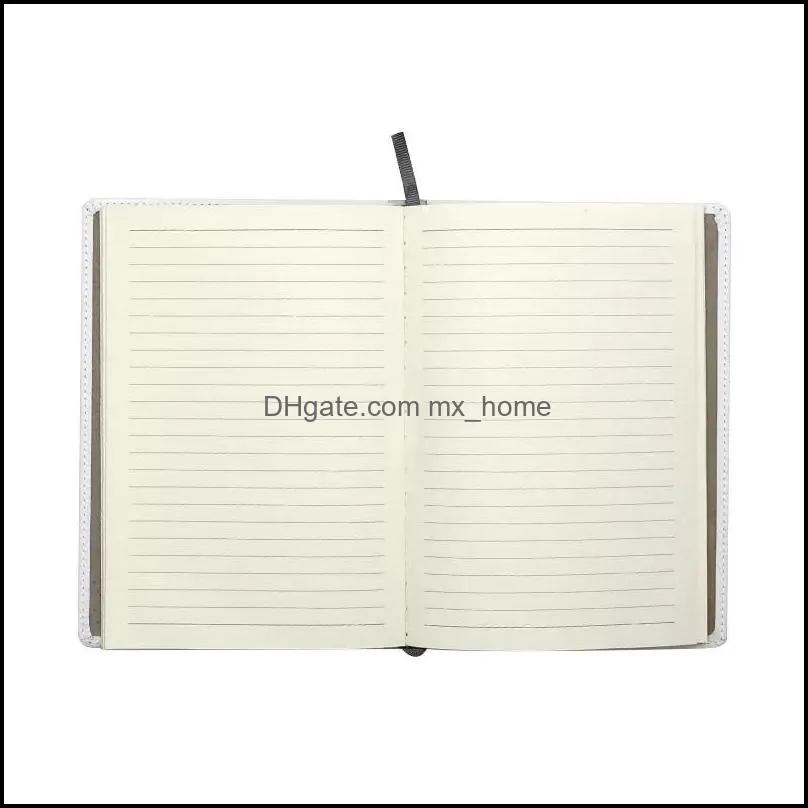 A4 A5 A6 Sublimation Blank Journal Notepads Plain White Heat Transfer Customized Printing Notebook