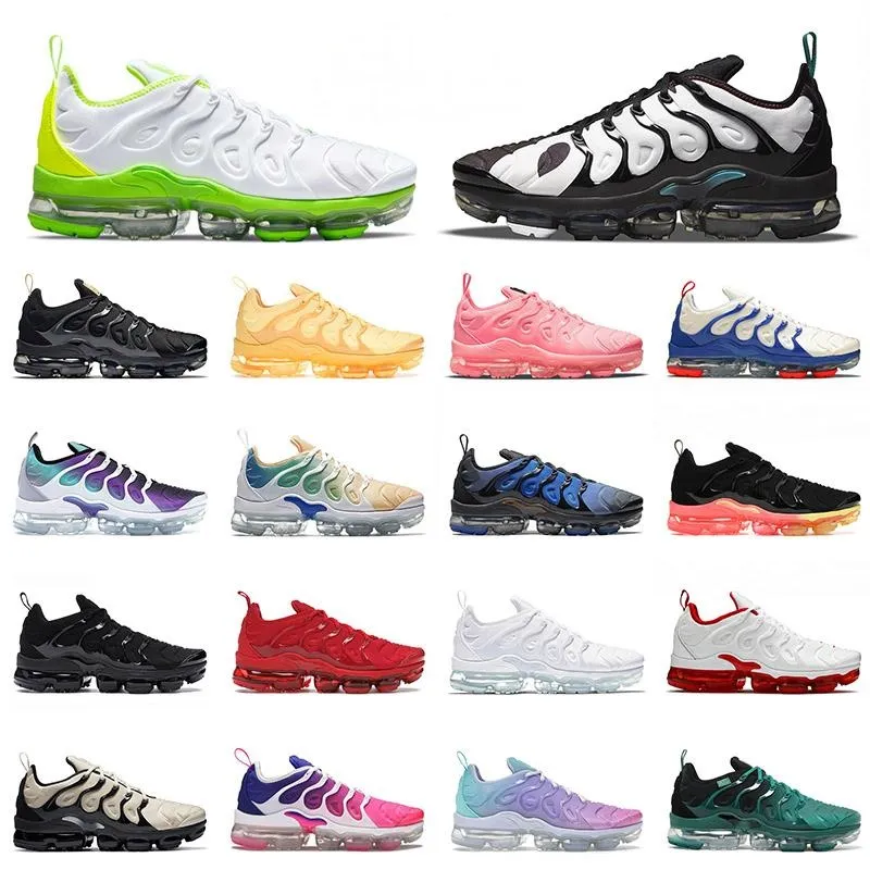 2022 TN plus hardloopschoenen mannen vrouwen tns drievoudige zwarte witte knicks Atlanta Cherry Hyper Blue Cool Grawe Mens Trainers Outdoor Sports sneakers 36-46