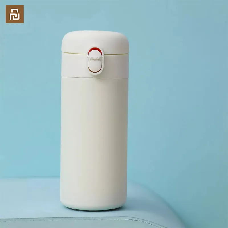 Xiaomi Pinlo Thermos 컵 400ml 530ml 휴대용 스테인레스 스틸 진공 컵 플라스크 물병 절연 잠금 싱글 손 낯 짝 201109