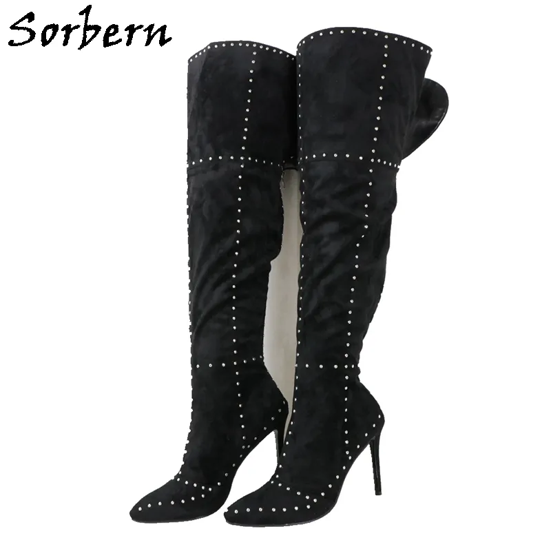Faux suede tall boots clearance