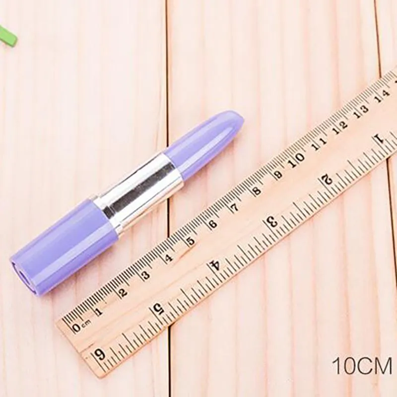 5 Colros Lipstick Ballpoint pen Kawaii Candy Color Plastic Ball Pen Novelty Item Stationery Free DHL