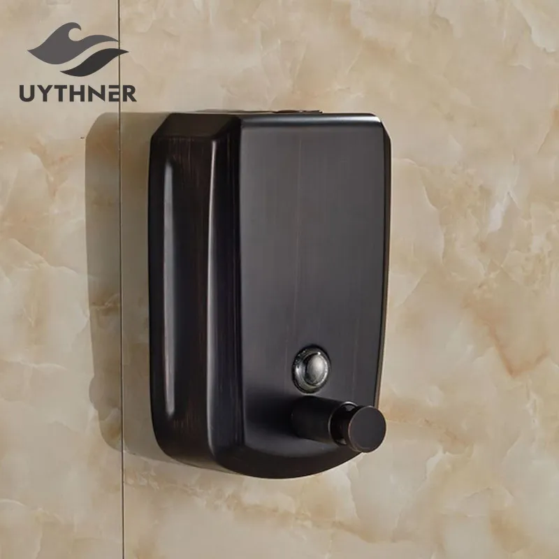 Uythner-Newly-800ML-Wall-Mount-Bathroom-Liquid-Soap-Dispenser-Oil-Rubbed-Bronze-Manual-Soap-Shampoo-Box