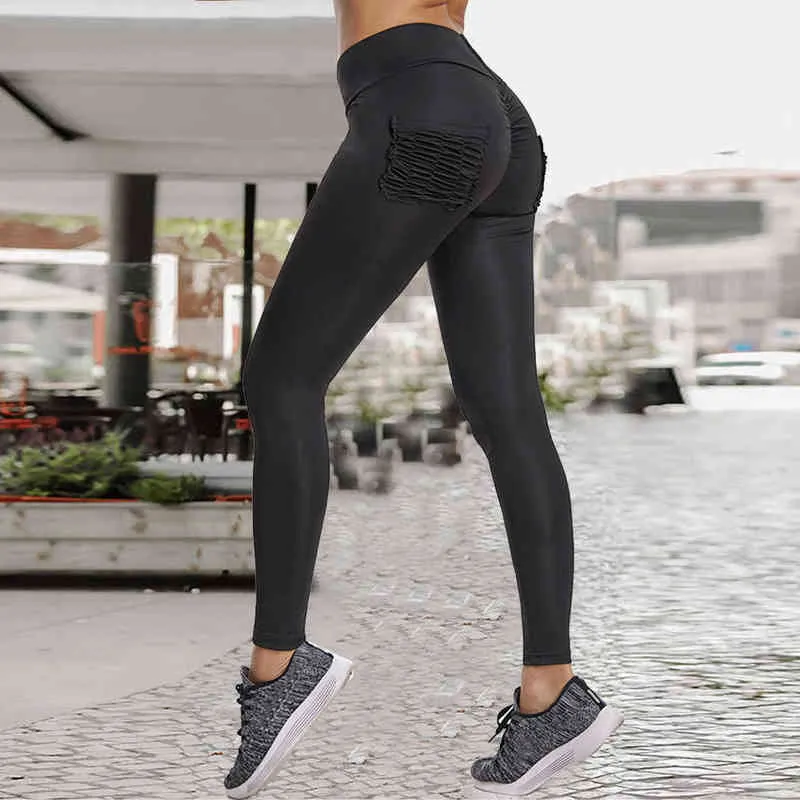 High Waist Scrunch Tiktok Yoga Pants For Women Slim Fit Booty