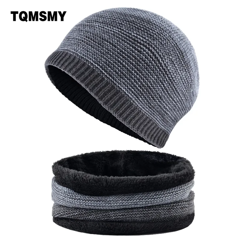 Bonnets d'hiver pour hommes minimalistes en laine tricotée Skullies garçons Hip Hop casquette automne gorros homme garder au chaud chapeaux doux pour hommes Bonnet Y201024