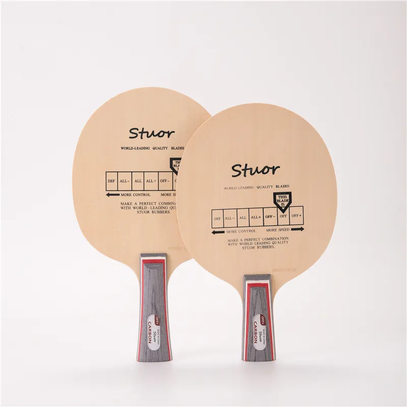 Stuor Primorac Carbon Table Tennis Blade Hinoki Wood Ping Pong Racket 5