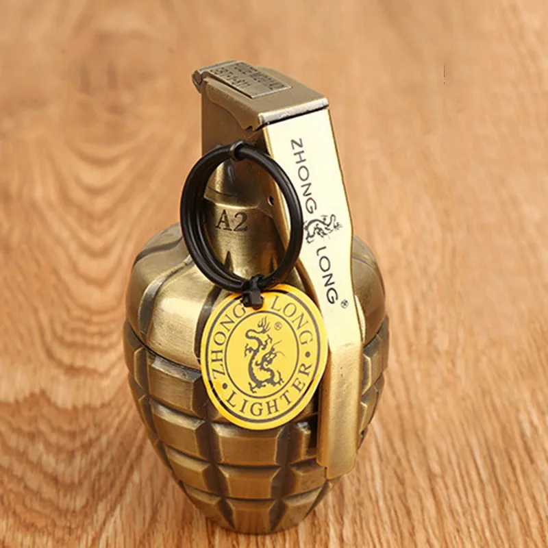 Multifuction Grenades Model Lighter Ashtray Metal Jet Torch Lighters