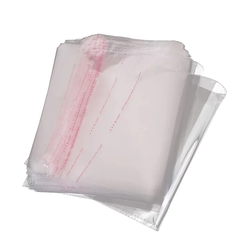 24x34cm OPP stickers self adhesive Transparent Plastic Bag jewelry Packaging Gift Selfs Sealing poly OPPs Bags