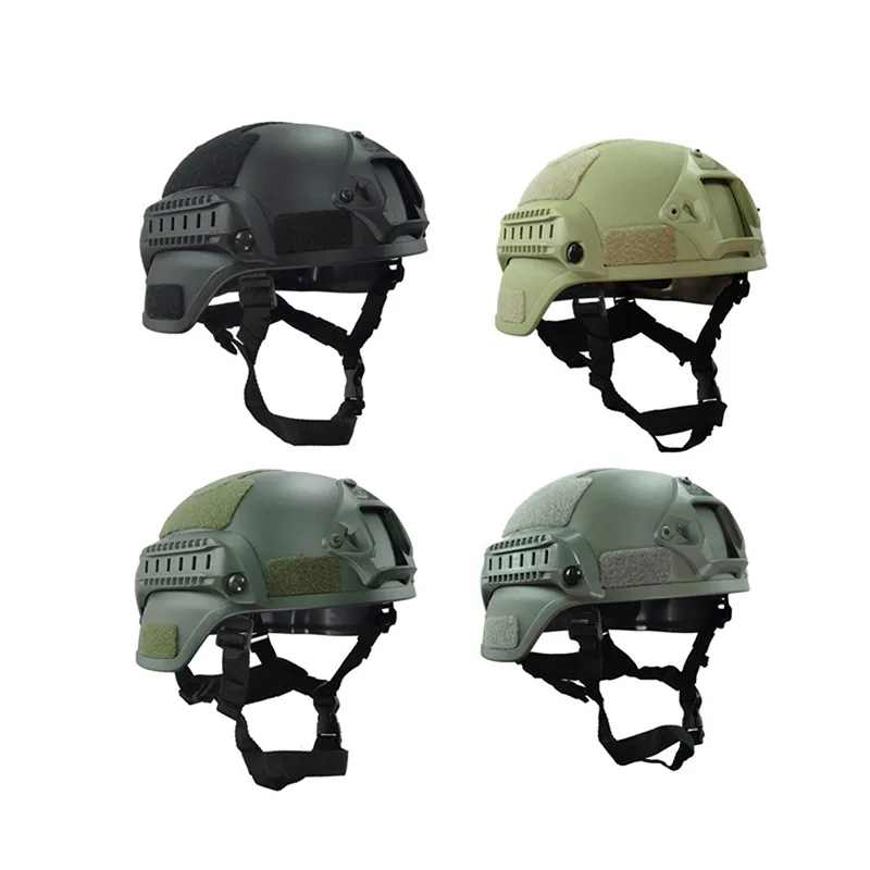 Outdoor CS Equipment AirSoft Paintabll Shooting Mich 2000 Helmhokbeschermingsuitrusting Tactical Fast Helmet No01-034