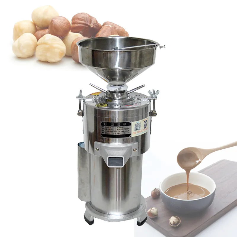XT-100 2800r/min Walnut Butter Processing Equipment Automatic Small Tahini Peanut Butter Grinding Tahini Sesame Paste Machine