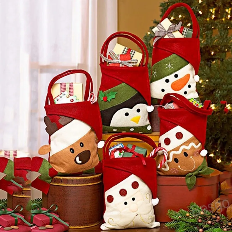 Personnalisé Noël Santa Sac tout nom Stocking cadeau Père Noël Sac Nouveau UK 