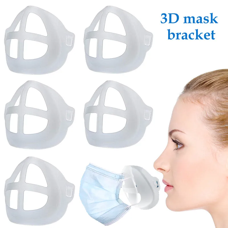 3D Mouth Mask Support Breathing Assist Help Mask Inner Cushion Bracket Food Grade Silicone Mask Holder Breathable Valve CCC4000