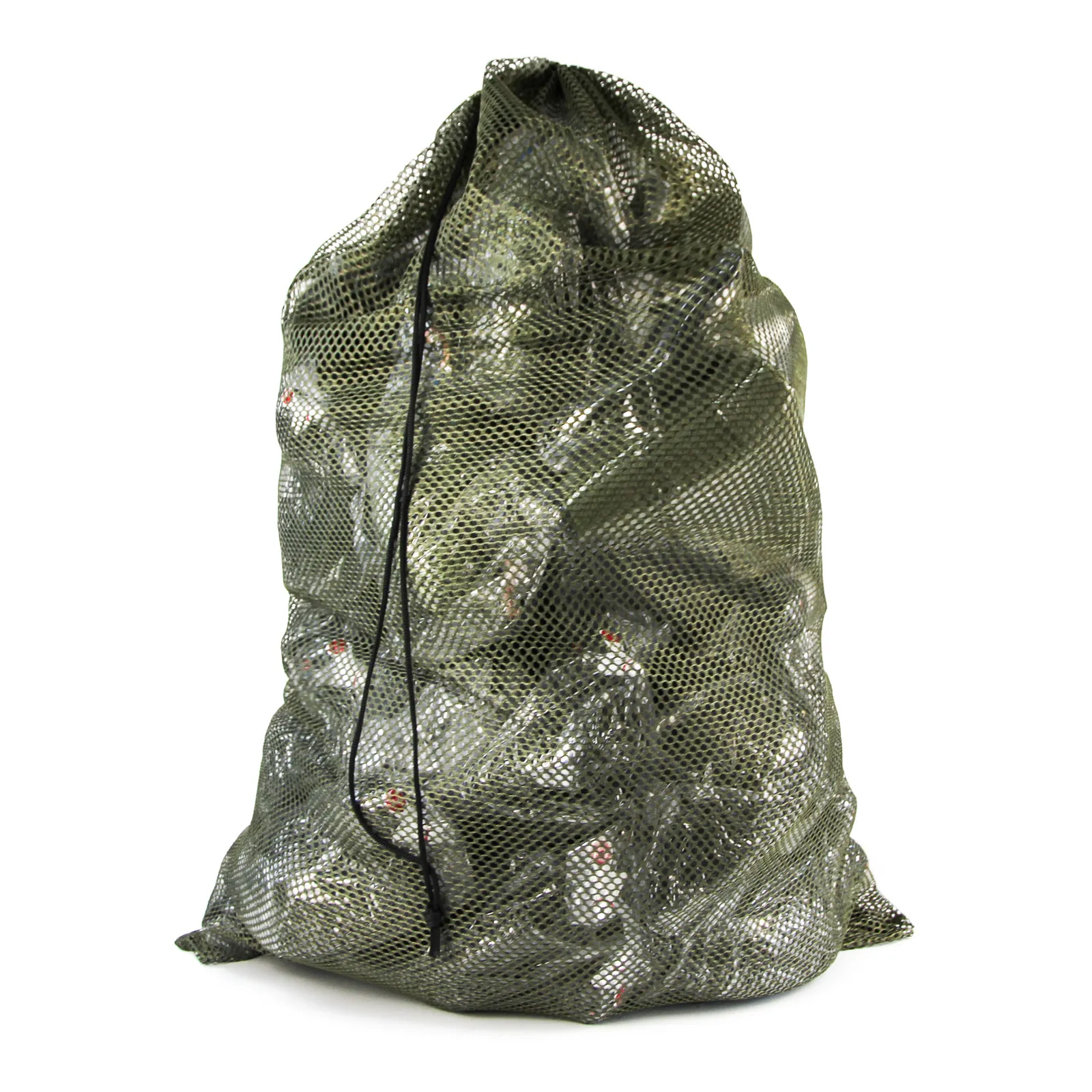 Duck Turkije Decoy Goose Storage Green Net Bag Mesh met Schouderbanden Outdoor Hunting Rugzak 126cm * 77cm (L * W) Q0705