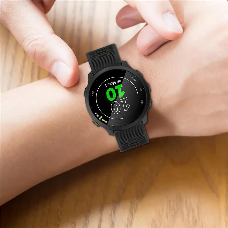 Bracelets De Montre Bracelet En Silicone Pour Garmin Forerunner