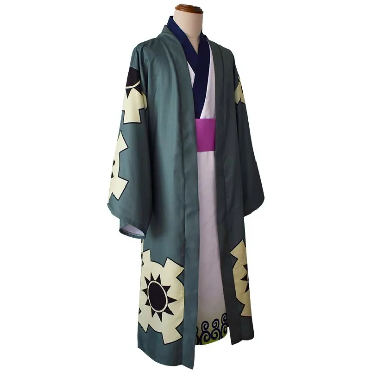 Une pièce Wano Pays Arc Roronoa Zoro Outfit Kimono cosplay