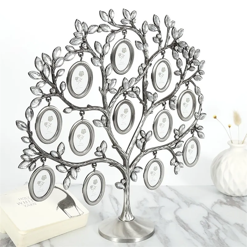 30 * 30 cm Accueil Arbre 12 Mini Bureau Affichage Décor Creative Cadre Photo Famille Cadeaux 201211