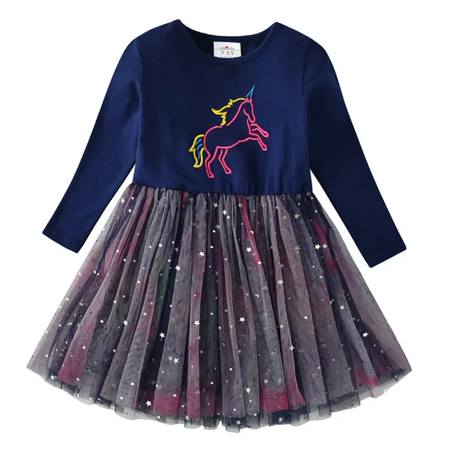 VIKITA-Kids-Dress-for-Girls-Long-Sleeve-Children-Party-Perform-Sequins-Dress-Kids-Princess-Unicorn-Vestidos.jpg_640x640 (3)