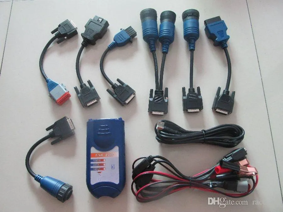 collegamento diagnostico per carichi pesanti 125032 kit completo di strumenti diagnostici per camion USB scanner di cavi di alta qualità