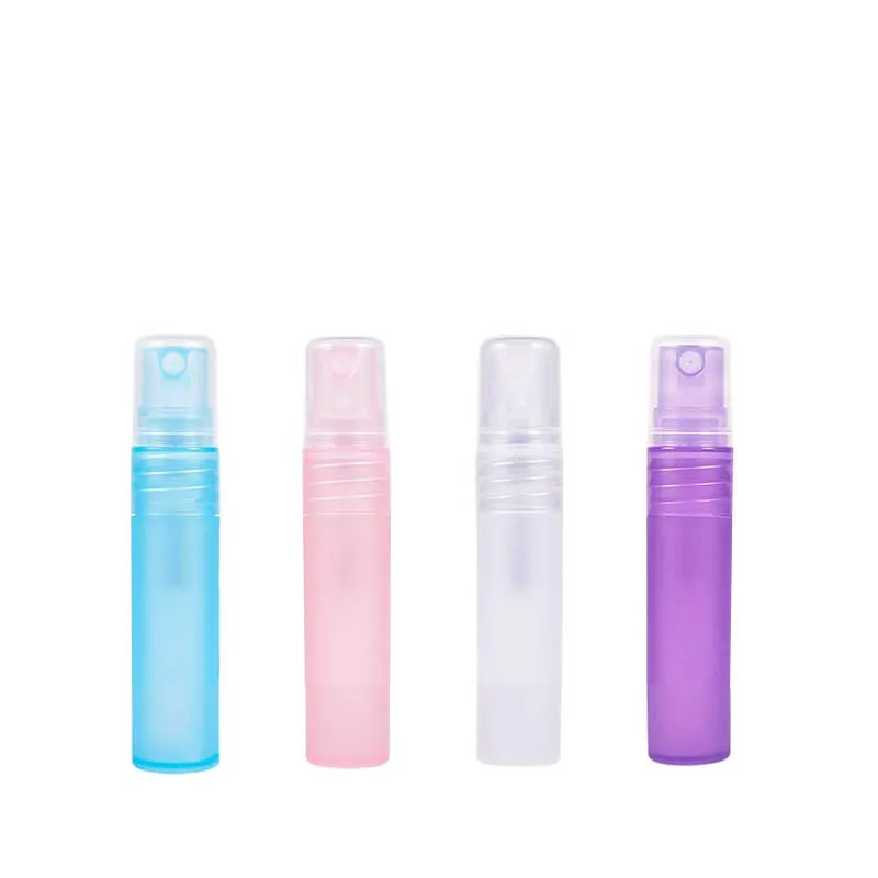 5ML 5G Frosted Plastic Tube Empty Refillable Perfume Bottles Spray for Travel and Gift,Mini Portable pen