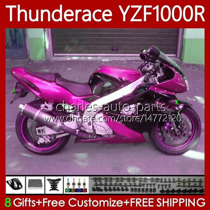 Kåpa till YAMAHA YZF1000R Thunderace YZF 1000 R 1000R 96-07 87Nr.87 YZF-1000R Rose black 1996 1997 1998 1999 2000 2001 2002 2007 0Z 007 0Z 0Z 0Z 0 7 Body Kit