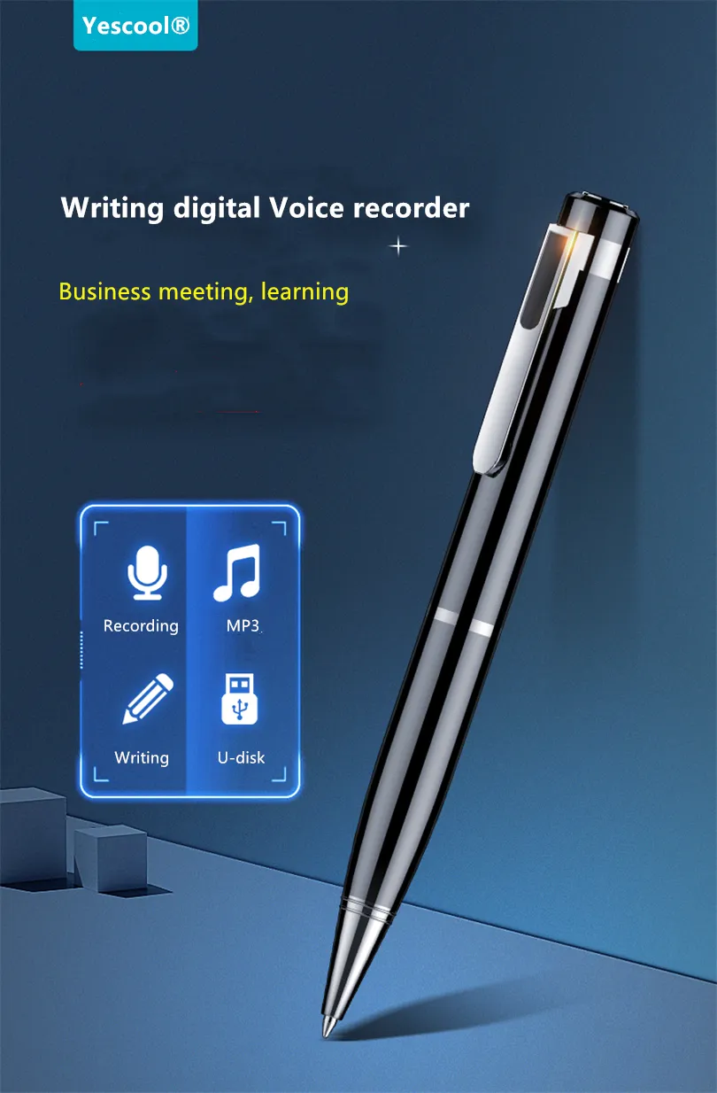 8GB Professional Digital Voice Recorder Writing Pen, Denoise, Long ...