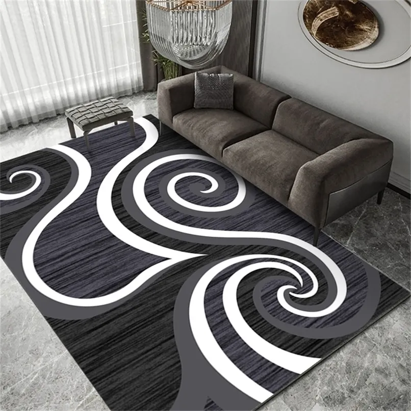 Velvet Carpets Crystal Living Room Washable Anti-Slip Rug Bedroom Floor Decoration Home Decor Study Dining Area Play Mats 220301