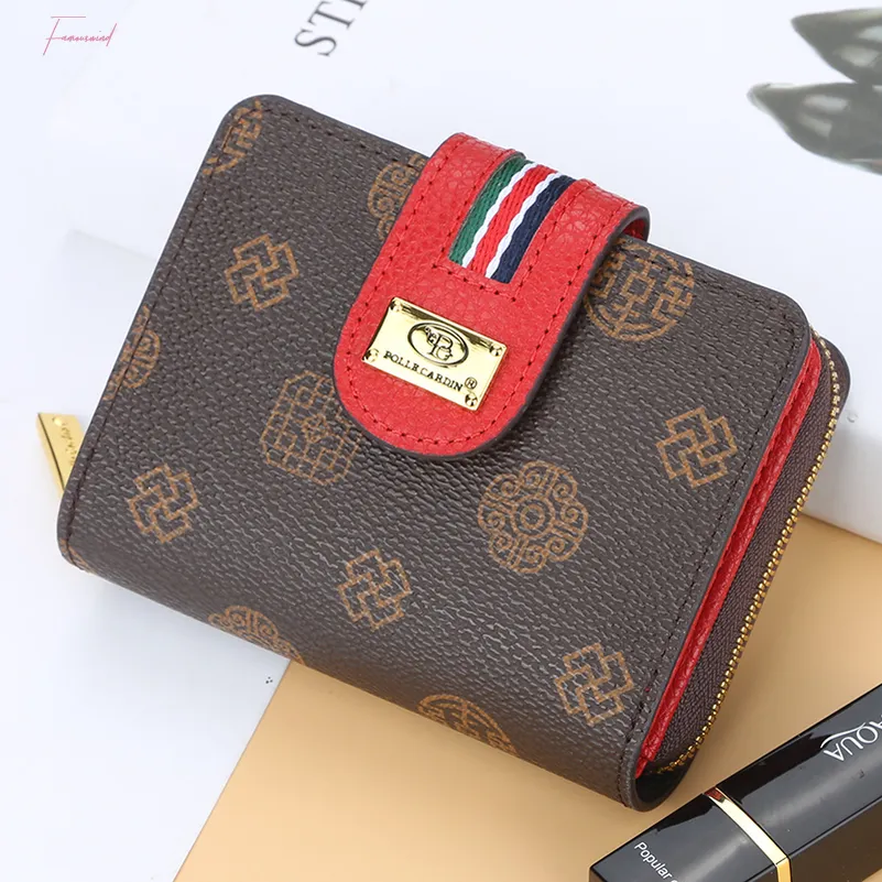 Hot Sale Women Wallet Leather Purse Hasp Wallet Female Short Small Purse Female Vintage Card Holder Zipper Ladies Wallet Coin Purse