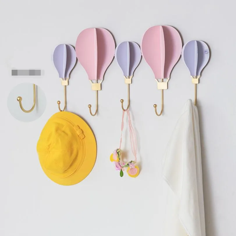 Wall Decoration Hook MHot Air Balloon Rails Metal Wall Pendant