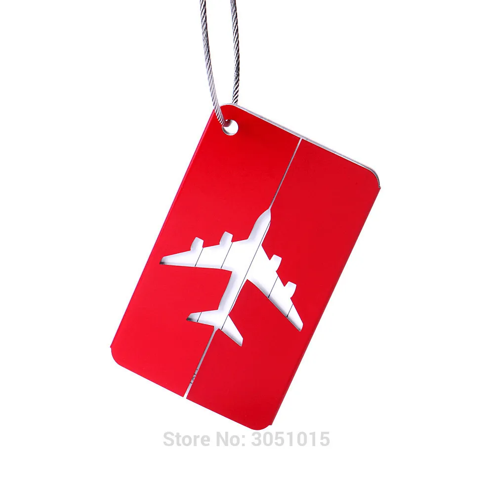 Luggage Tag Aluminum Alloy Plastic Boarding Pass Consignment Card Lable Holder