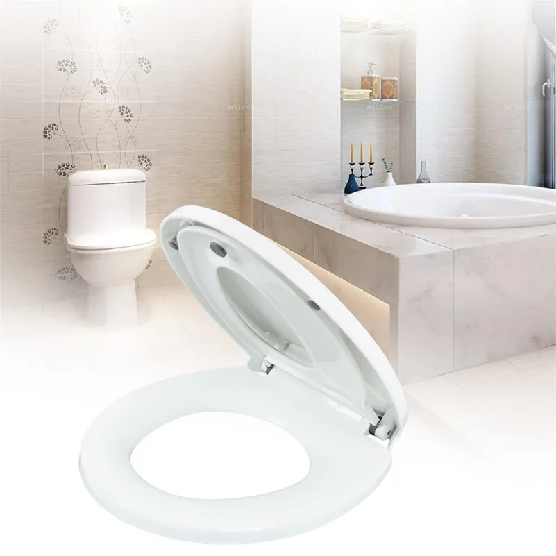 High Quality Round Adult Toilet Seat With Child Potty Training Cover Potty Toilet Training Cushioning Design PP Material Seats LJ201110