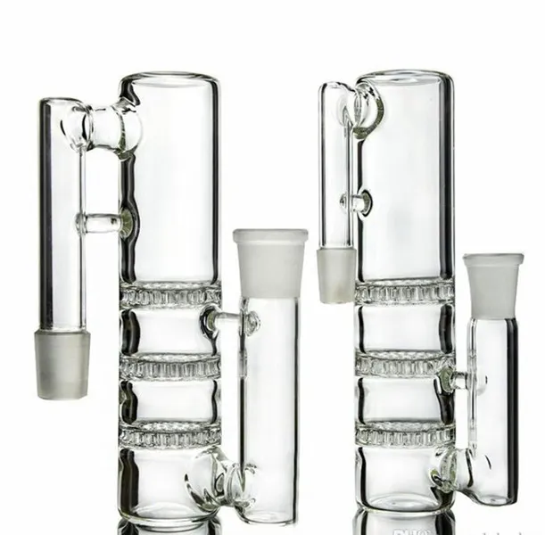 14mm Cam Kül Catcher Hookahs 18mm Cam Ashcatcher Sigara Aksesuarları Tombul Perc Percolator Bongs