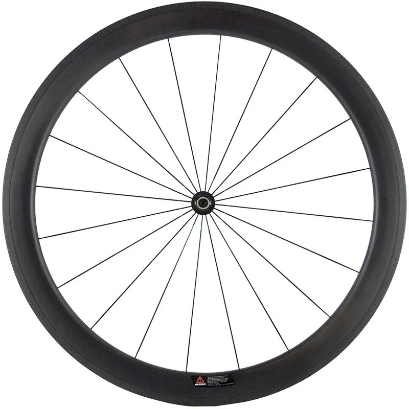 U shaped 700x25mm clicher 60mm full carbon bike wheels v brakes 3k weave bicycle wheelset made in china with hubs