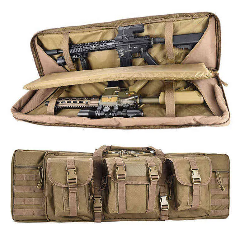 Tactical Shotgun Sniper AK 47 AR 15 Rifle Gun Backpack Carry Bag Case