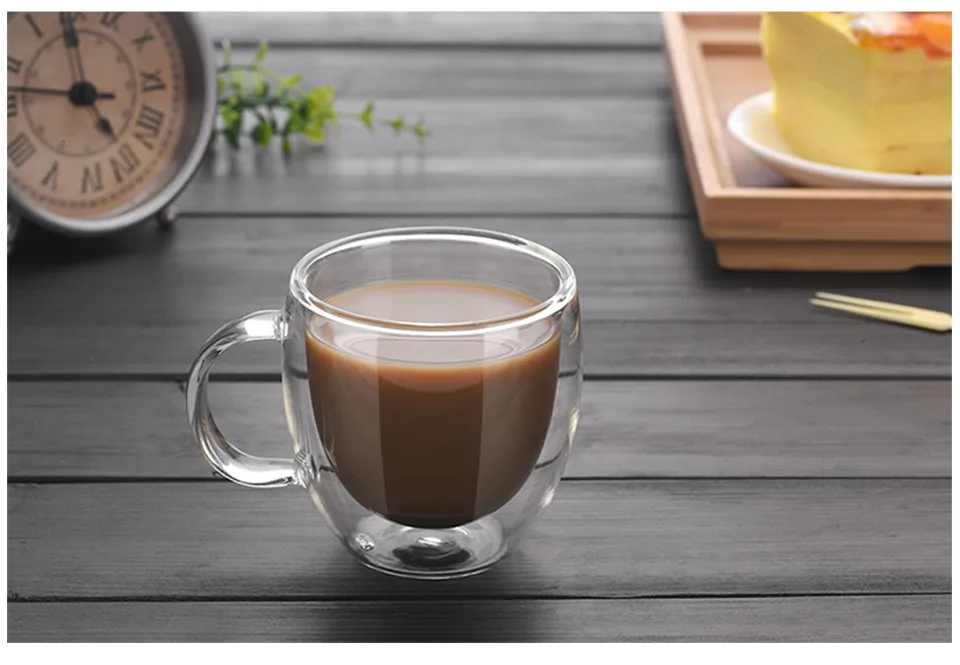 Heat Resistant Double Wall Glass CoffeeTea Cups And Mugs Travel Double Coffee Mugs With The Handle Mugs Drinking Shot Glasses (3)