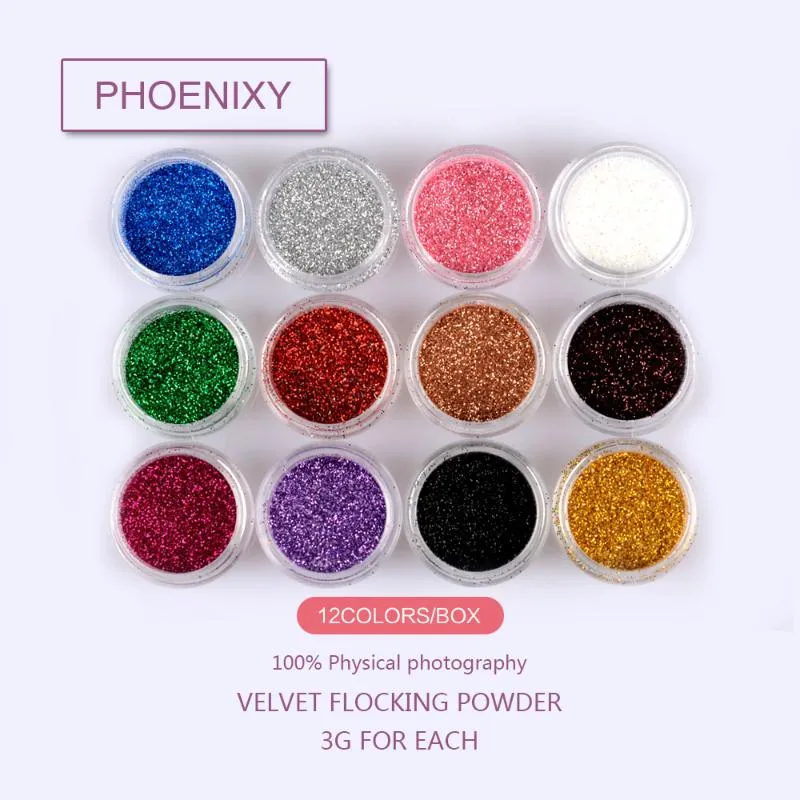 Set Color Velvet Flocking Powder + Special Flocking Adhesive - REF