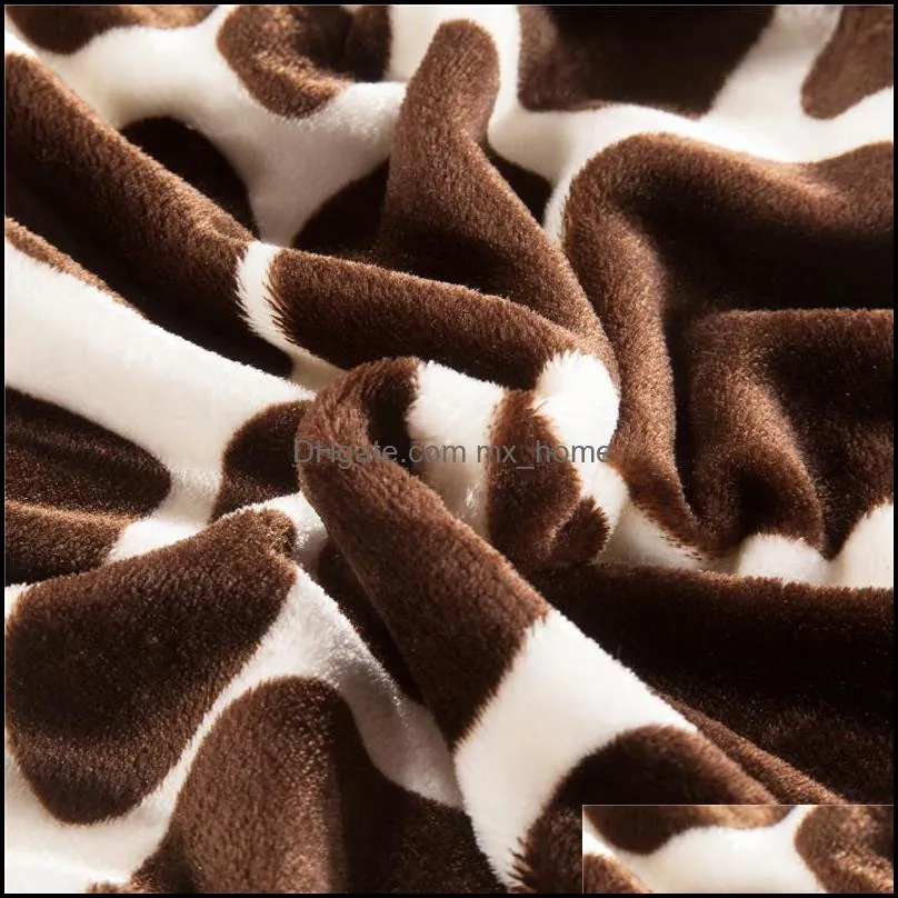 Blanket Coral Fleece Throws On Sofa/Bed/Plane Travel Plaids Battaniye Big Size 230cmx200cm Home Textiles Blankets