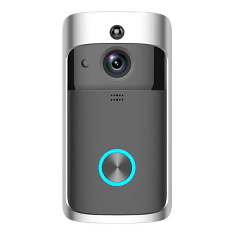 واي فاي الذكية الفيديو الجرس اللاسلكية wifi الفيديو جرس الباب الذكي حلقة الباب الداخلي كاميرا الأمن الجرس