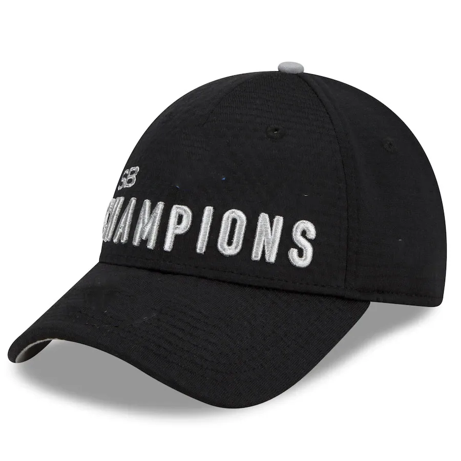 SB LVI Champions Cap Locker Kamer Voetbal Snapback Hoeden Zwart Kleur Snapbacks Verstelbare Mix Match Alle Caps Topkwaliteit Hat