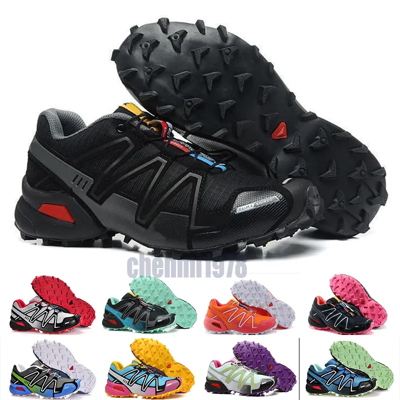 2020 Hot vendre Speedcross 3 CS Trail Casual femme Chaussures légère Chaussures mode marine III Zapatos Chaussures de sport imperméables 36-41 de C78