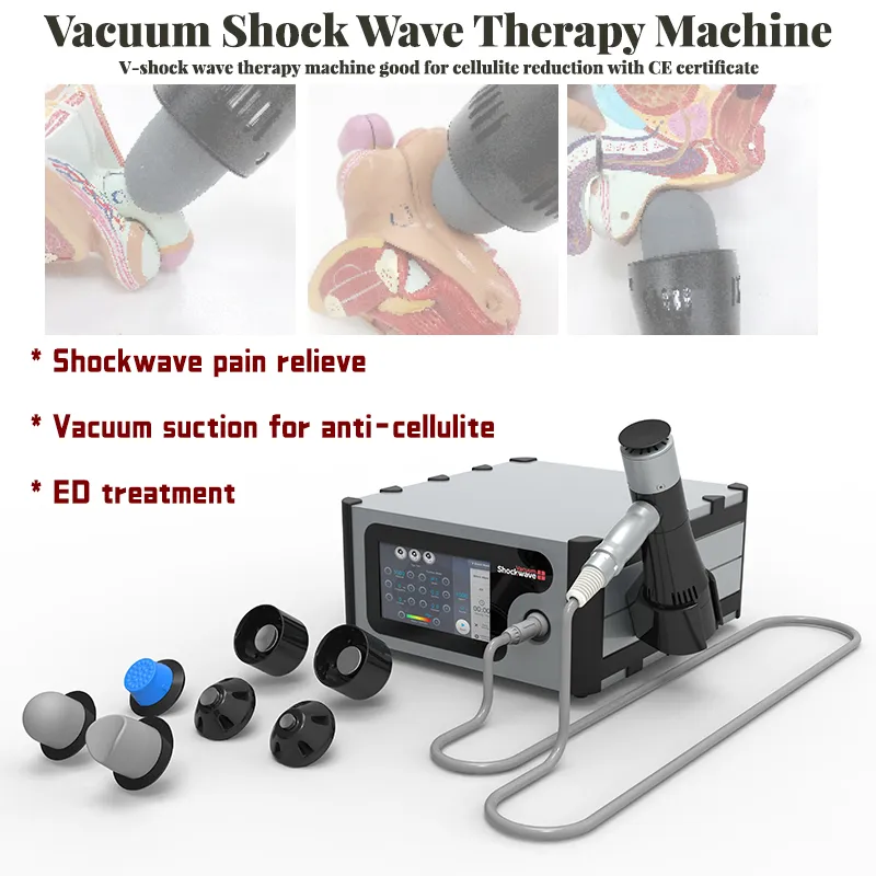 Draagbare Schok Wave Therapie Apparatuur Afslanken Ed Treatment Pain Relief Elektromagnetische Shockwave Body Massage Machine