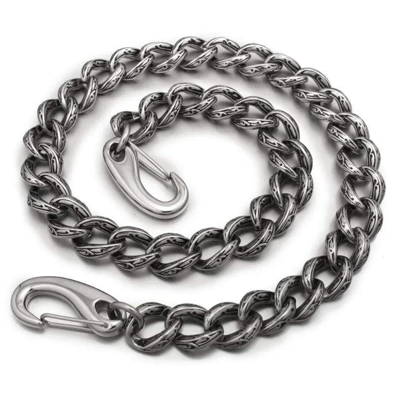 Heavy Duty Metal Wallet Chain for Men 316L Stainless Steel Biker