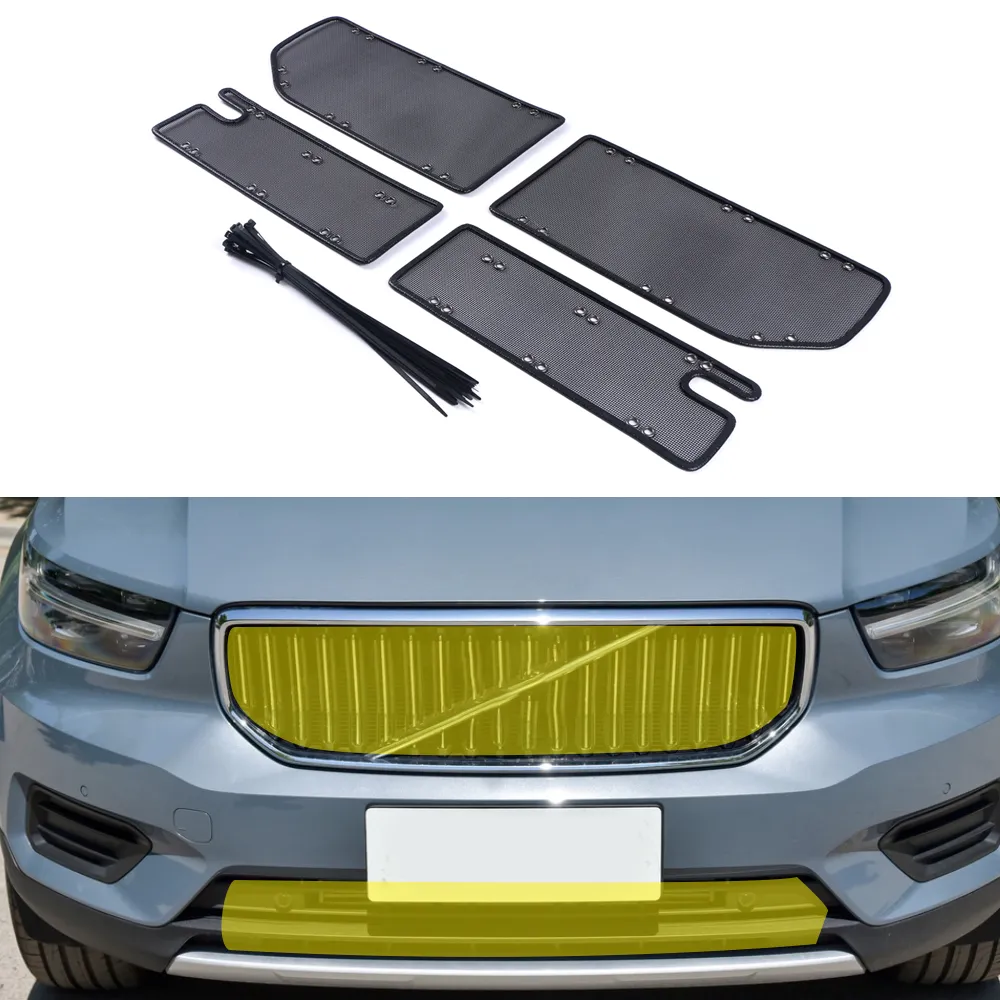 For Volvo XC40 2019 2021 Car Accessories Front Grille Insert Net Anti