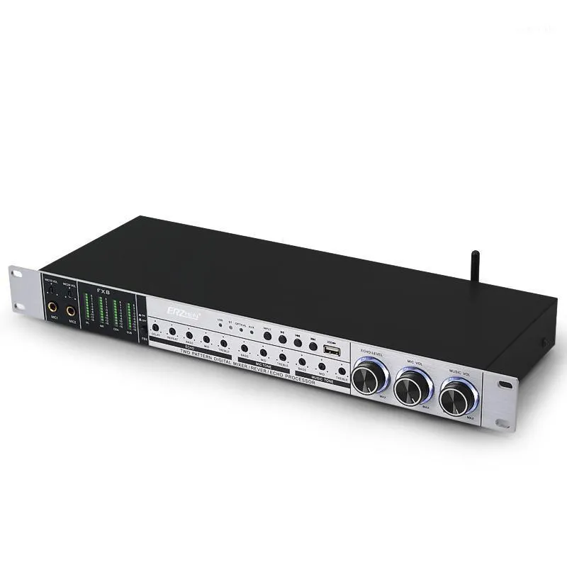 Erzhen FX8Plug Karaoke Pre-effekter KTV Professional Digital Audio Echo Effect Processor FX9 DSP Audio Processor USB1