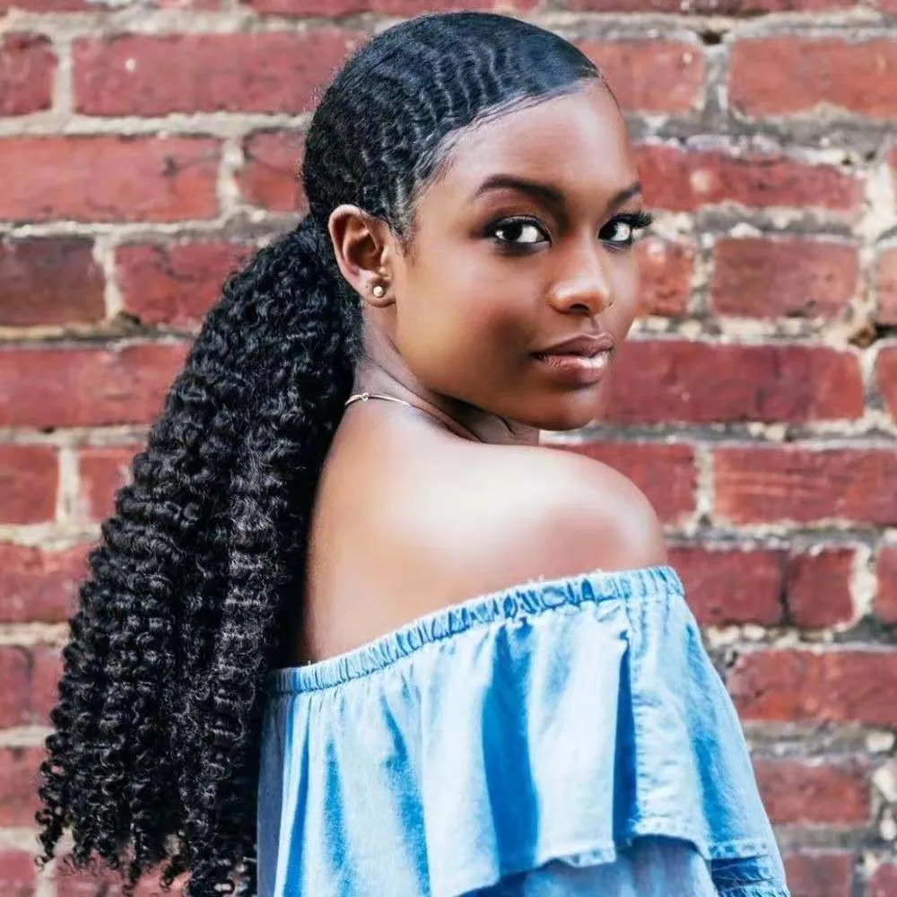 Real hair ponytail pieces new arrivals