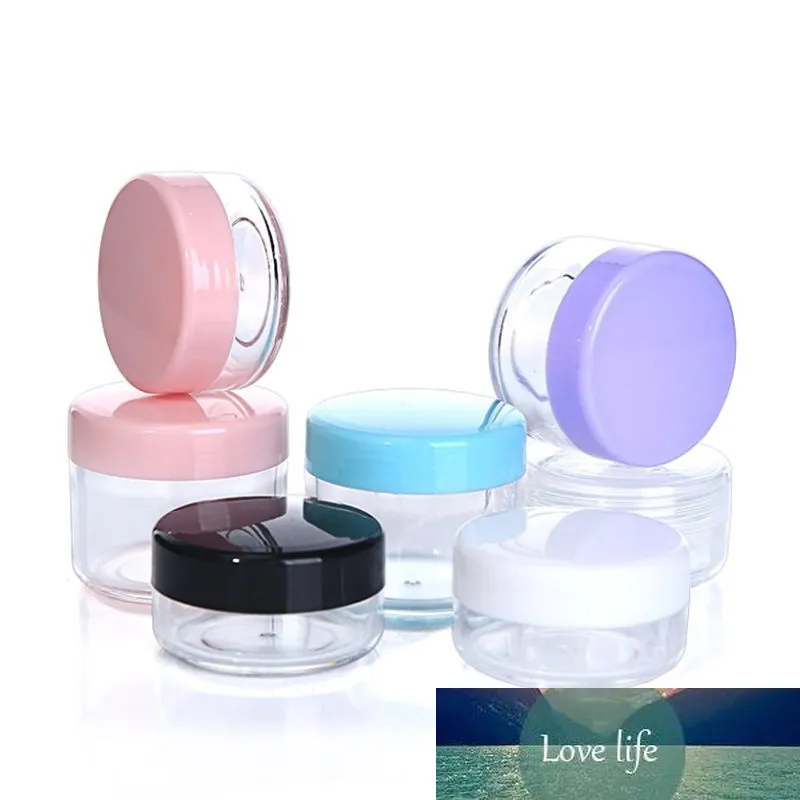 20Pcs/Lot 10g 15g 20g Refillable Bottle Containers for Storage Makeup Cream Nail Art Lip Balm Travel Portable Plastic Jar Pot