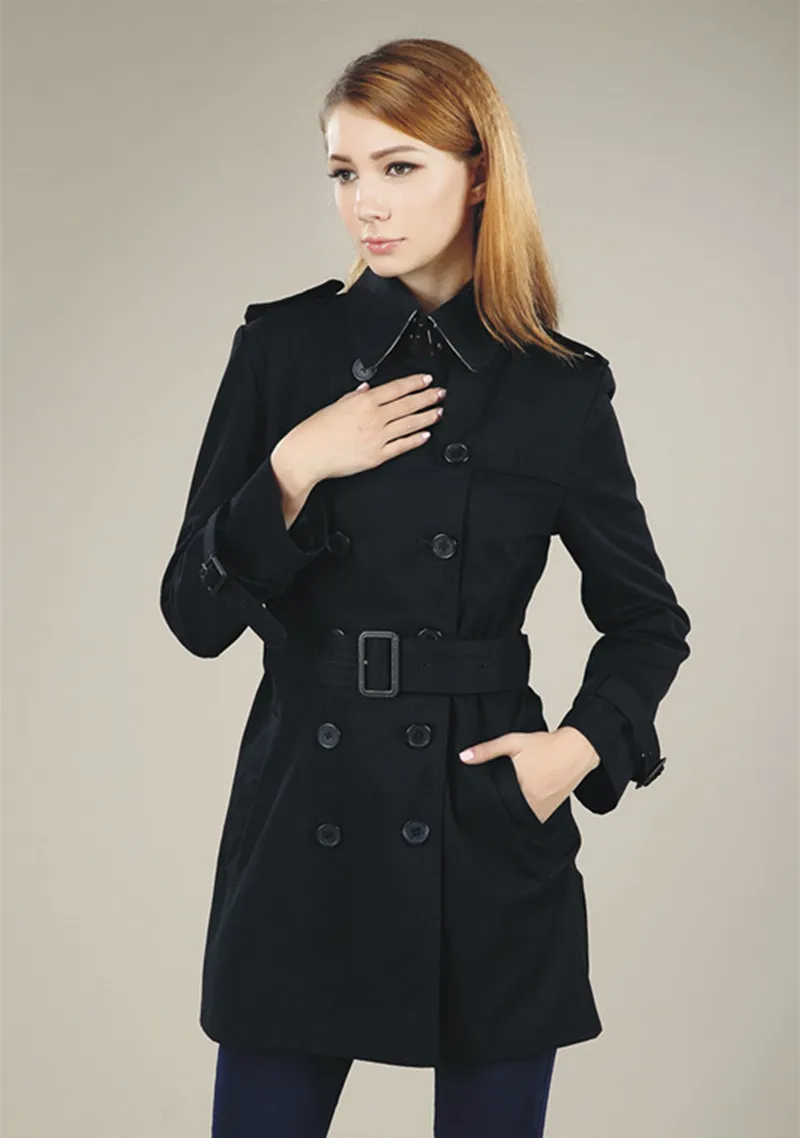 Womens Brand Trench Coats HOT CLASSIC! WOMEN FASHION ENGLAND MIDDLE ...